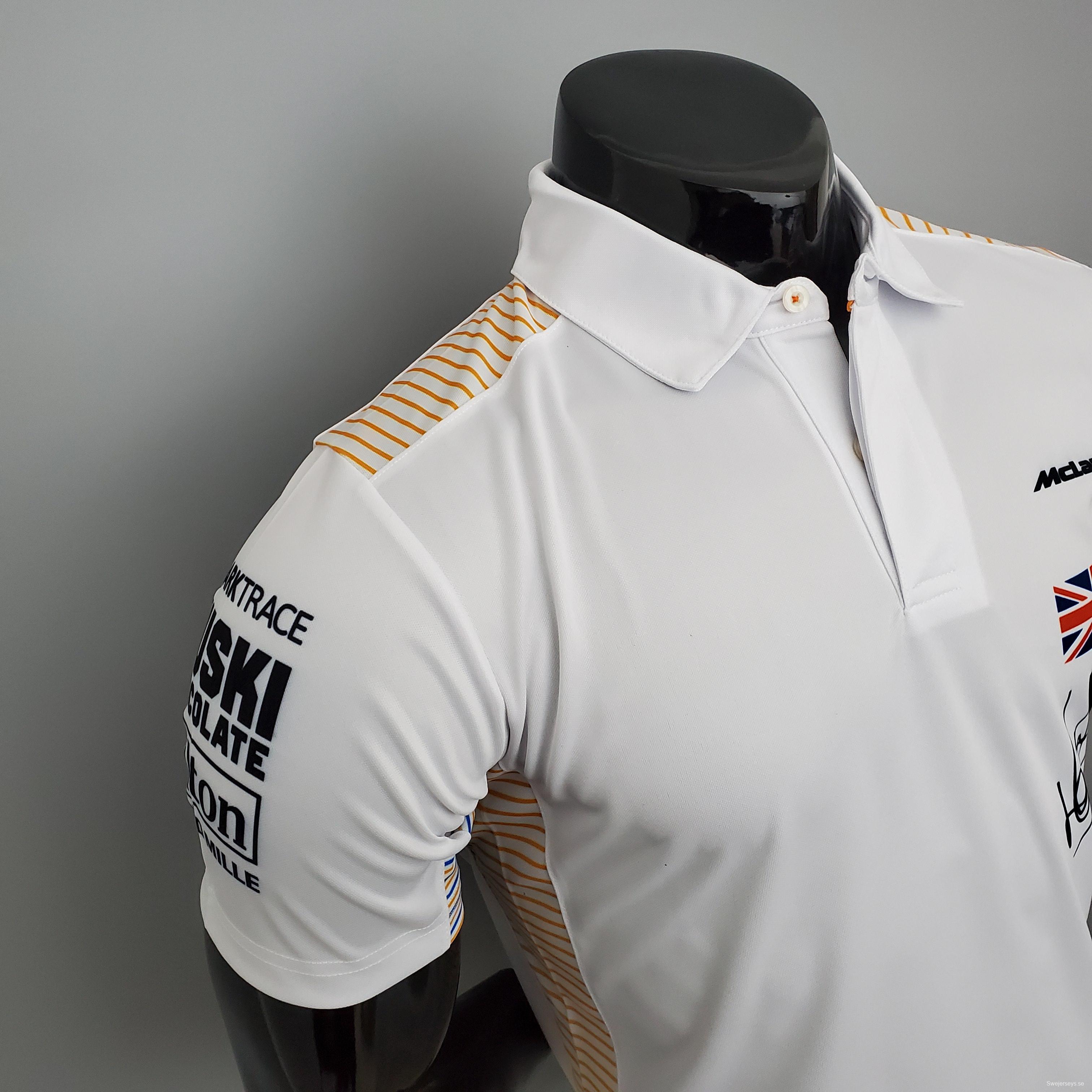 F1 McLaren White POLO S-5XL