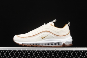 NIKE Air Max 97 SE bullet milk tea embroidered air cushion running shoes DC4012-100