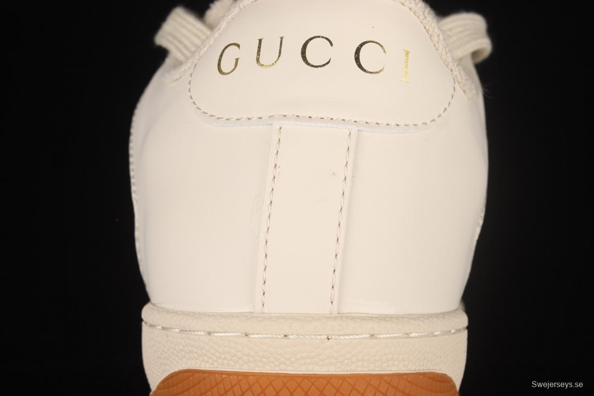 Gucci Distressed Screener Sneaker Gucci classic dirty shoes