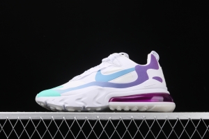 NIKE Air Max 270React new high-frequency mesh function half-palm air cushion cushioning running cloth shoes AT6174-102