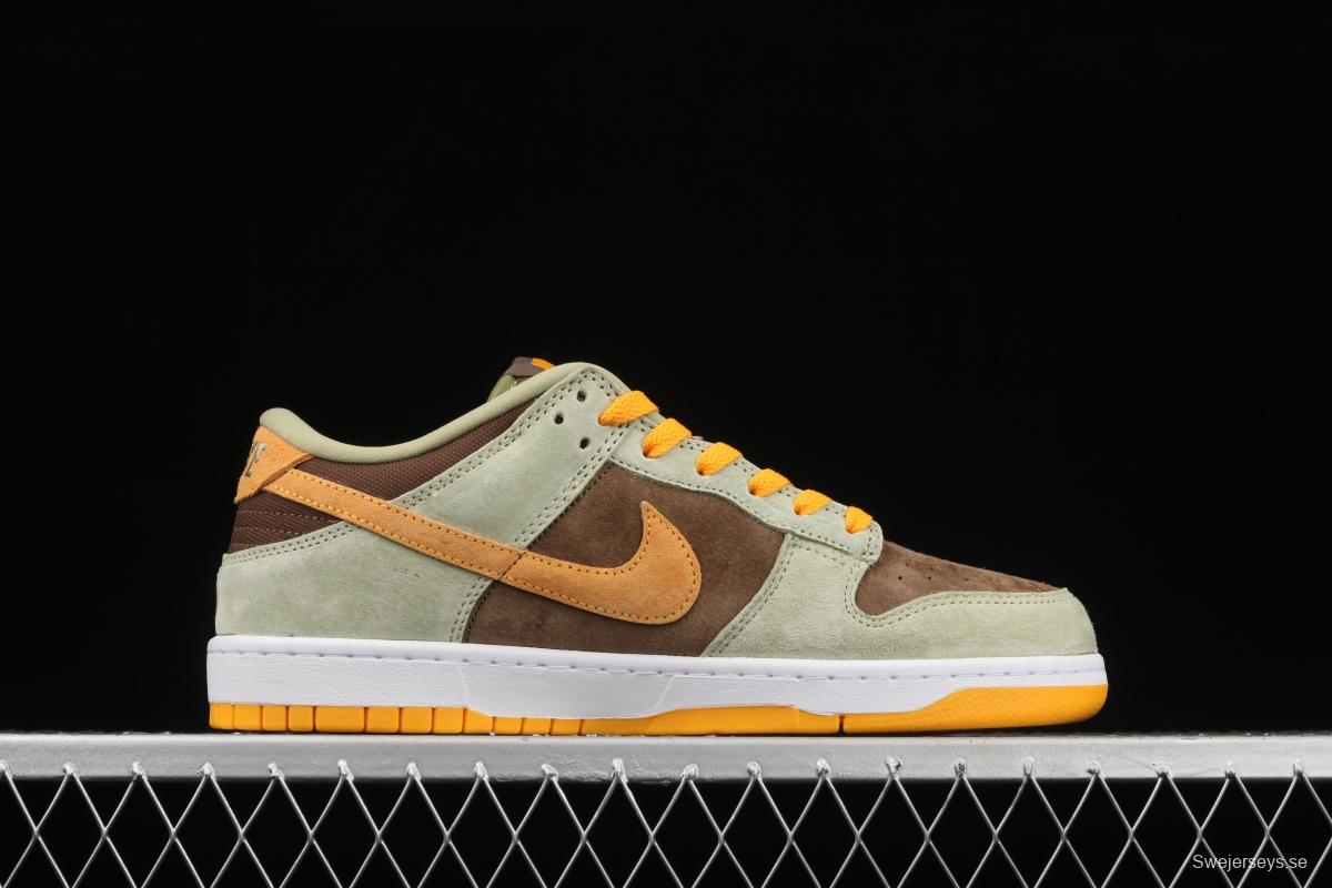 NIKE SB DUNK Low Prm green brown orange SB rebound fashion casual board shoes DH5360-300