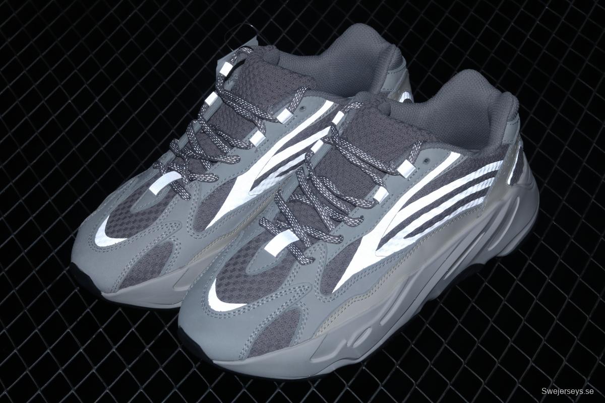 Adidas Yeezy Boost 700Static EF2829 Kanye coconut 700gray coconut 3M reflective running shoes BASF popcorn