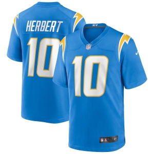 Men's Justin Herbert Powder Blue 2020 Draft First Round Pick Player Limited Team Jersey