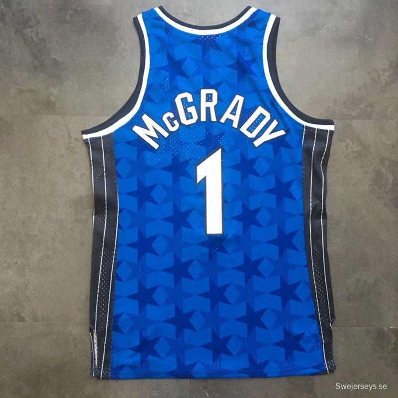 Men's Tracy McGrady Blue Retro Classic Team Jersey