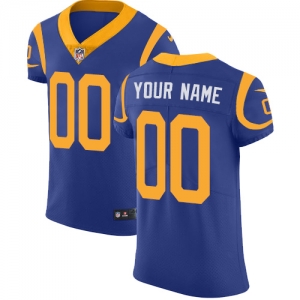 Men's Royal Alternate Custom Elite Team Jersey