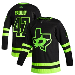 Men's Alexander Radulov Black 2020-21 Alternate Player Team Jersey