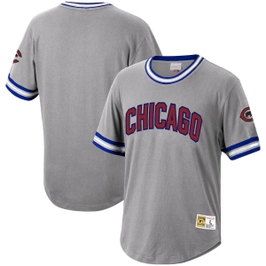 Men's Gray Cooperstown Collection Wild Pitch Throwback Jersey