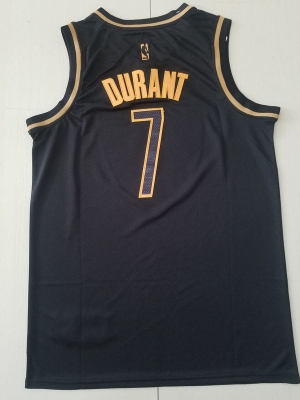 Kevin Durant 7 Black Golden Edition Jersey