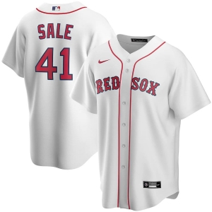 Men's Chris Sale White Home 2020 Player Team Jersey