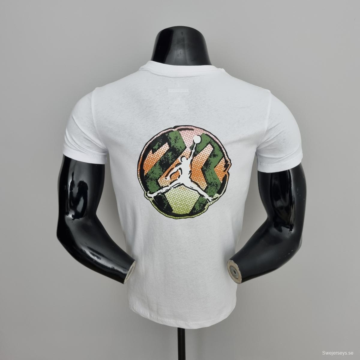 Mens Jordan Casual White T-Shirts #K000154