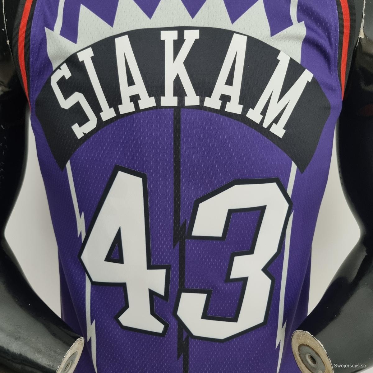 Toronto Raptors SIAKAM #43 Purple NBA Jersey