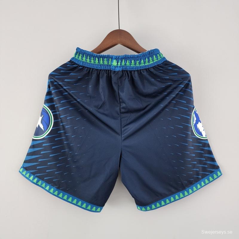 2022 Minnesota Timberwolves City NBA Shorts 