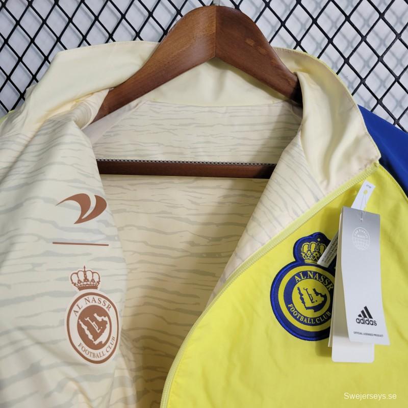 23-24 Windbreaker Al-Nassr FC Reversible Jacket