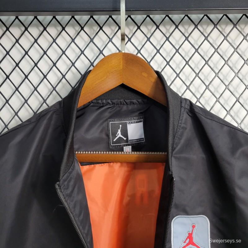 2023 NIKE Jordan Black Windbreaker