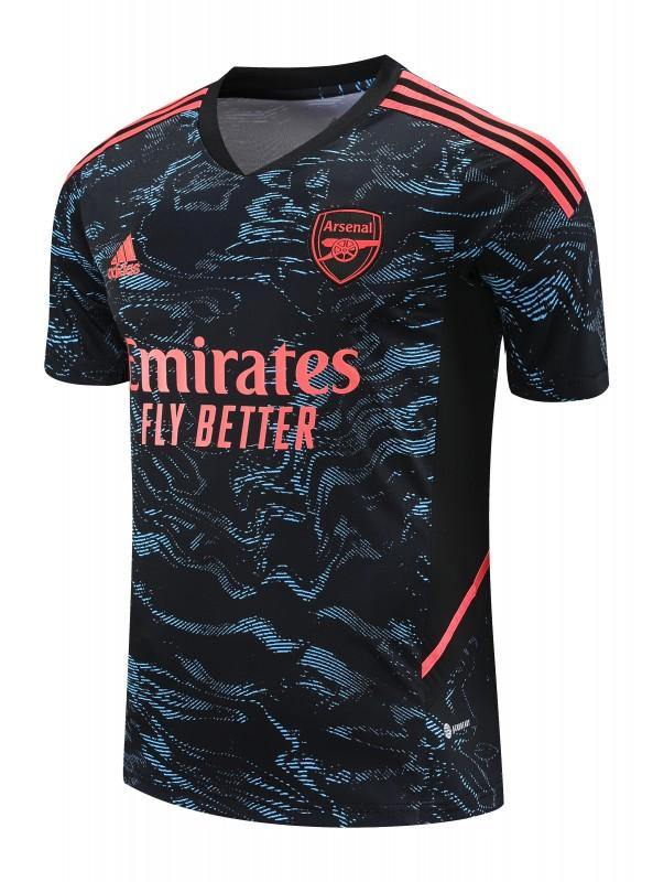 23-24 Arsenal Black Pattern Special Short Sleeve+Shorts