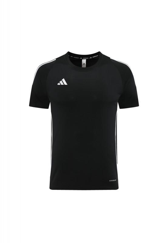 2024 Adidas Black Short Sleeve Jersey+Shorts