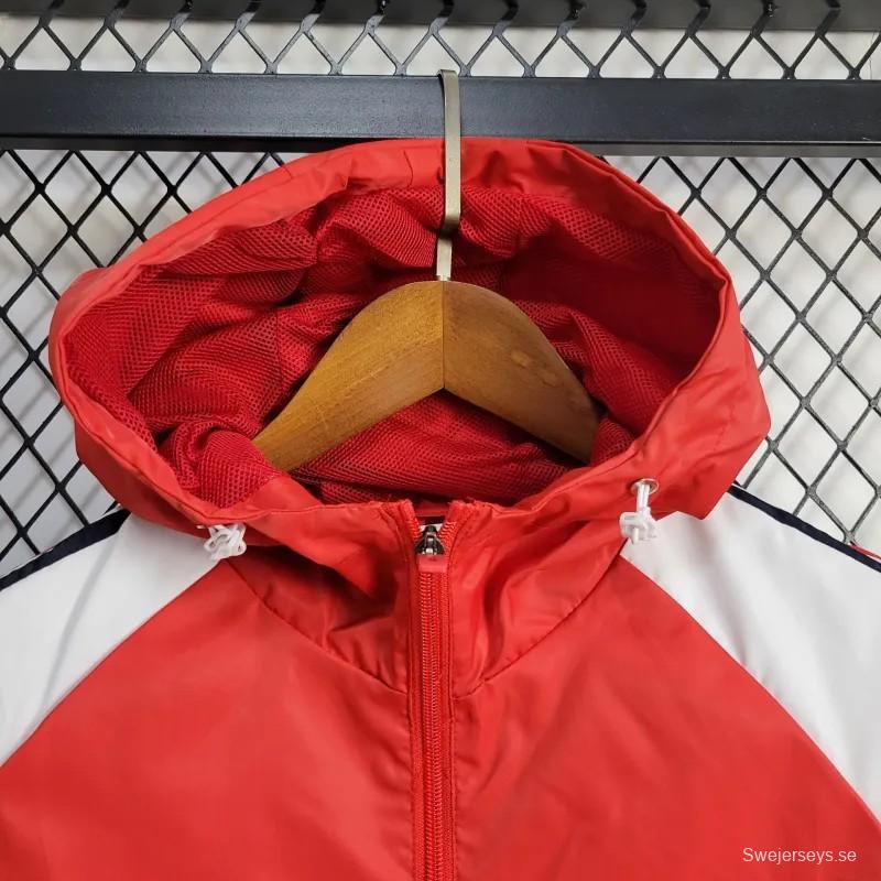 24/25 Manchester United Red Windbreaker