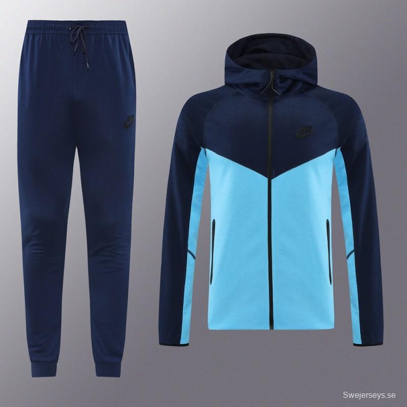 2024 NIKE Navy/Blue Full Zipper Jacket +Long Pants