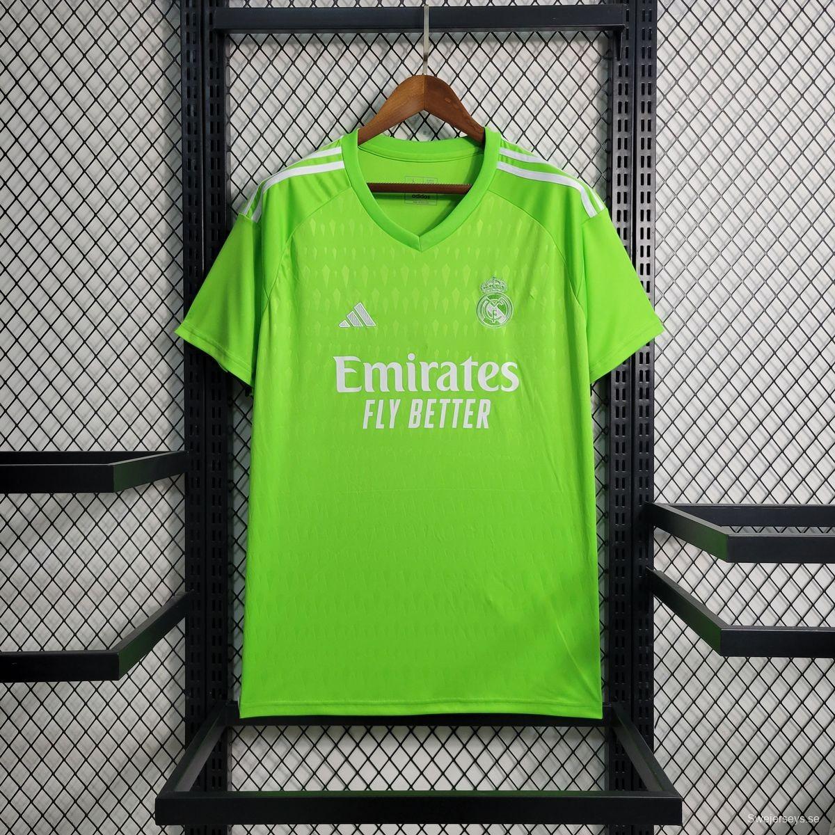 23/24 Real Madrid Green Goalkeeper Jersey