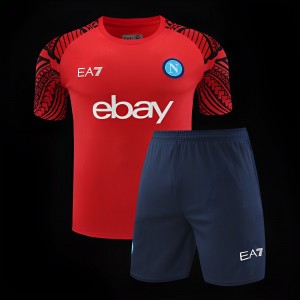 23/24 Napoli Red Short Sleeve Jeresy+Shorts