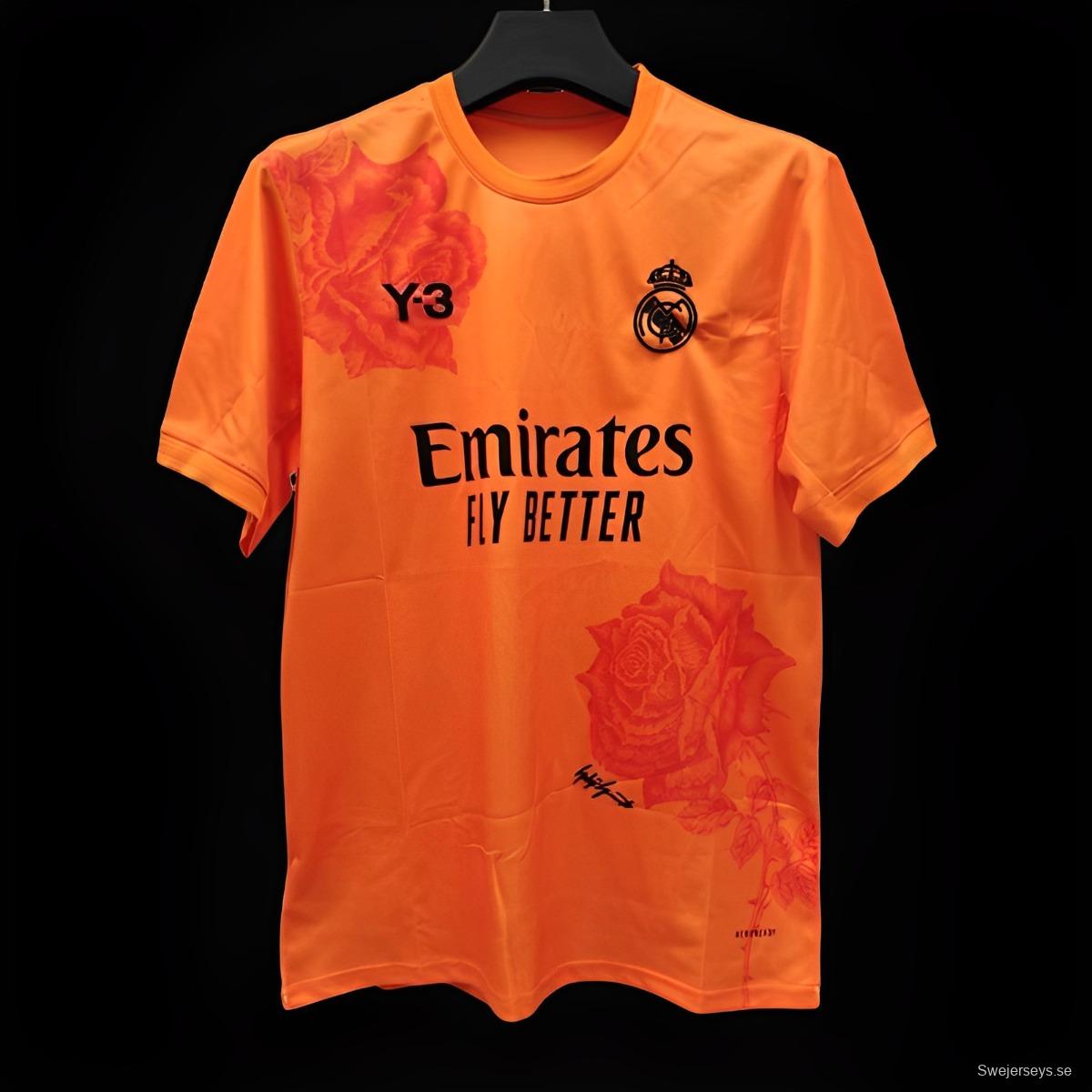 24/25 Real Madrid x Yamamoto Orange Jersey