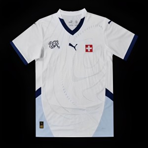 2024 Switzerland Away White Jersey