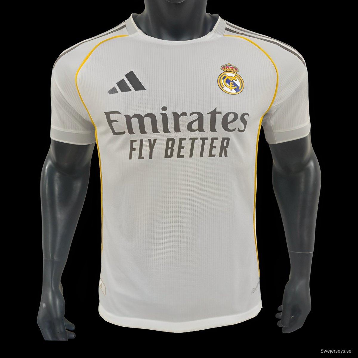 Player Version 25/26 Real Madrid Home Jersey